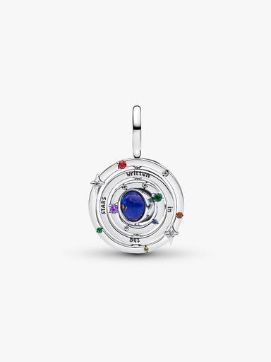 Charm Pendant Sphère Armillaire Rotative