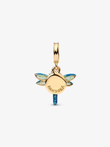 Charm Pendant Double Libellule