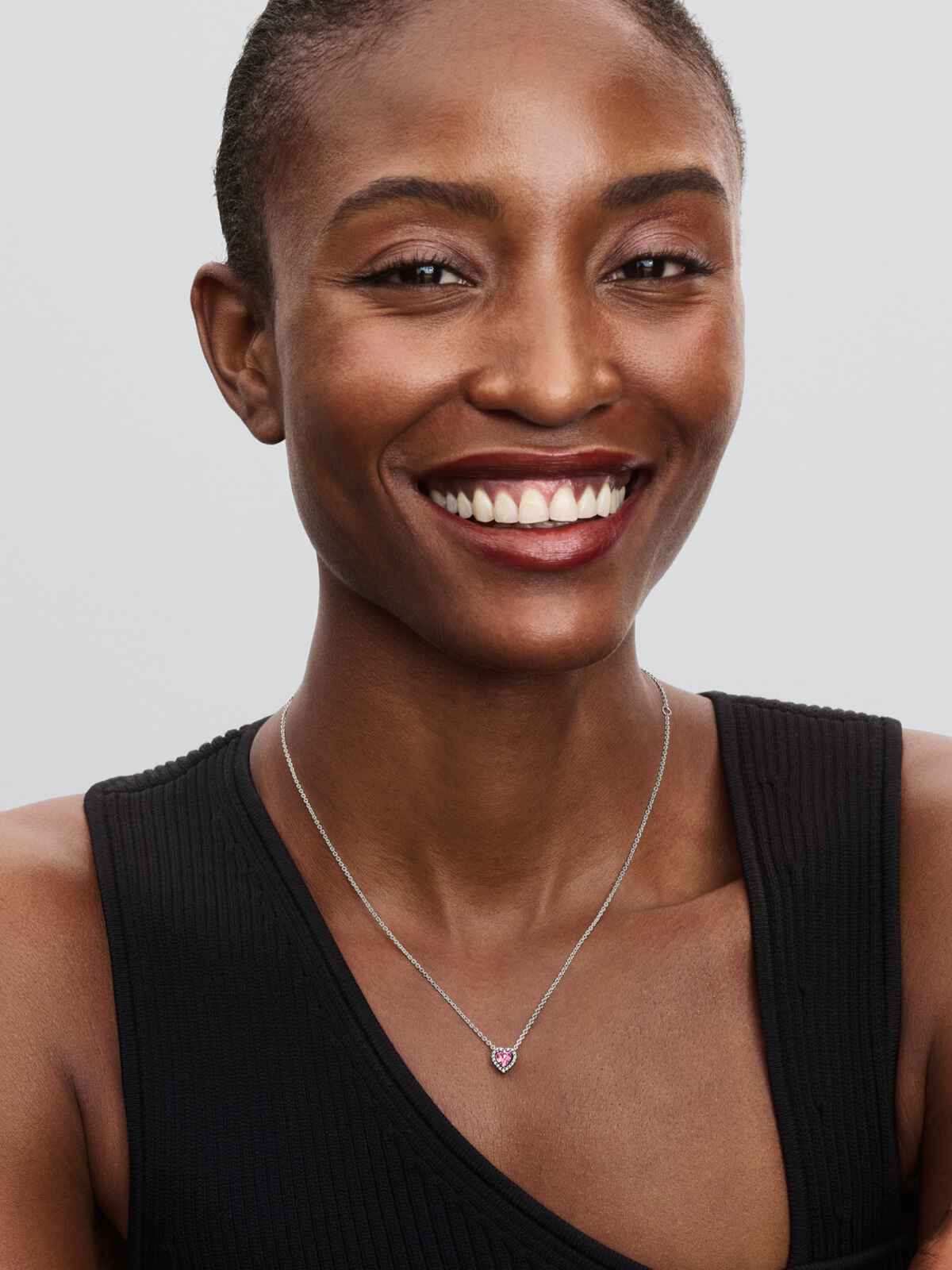 Collier Cœur éternel Double Couche Avec Pierre De Naissance - Chaîne Clavicule Argentée, Parfait Pour La Saint-Valentin