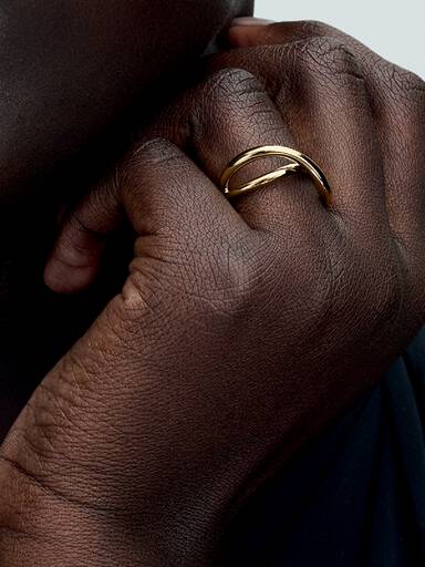 Bague Infini de Forme Organique