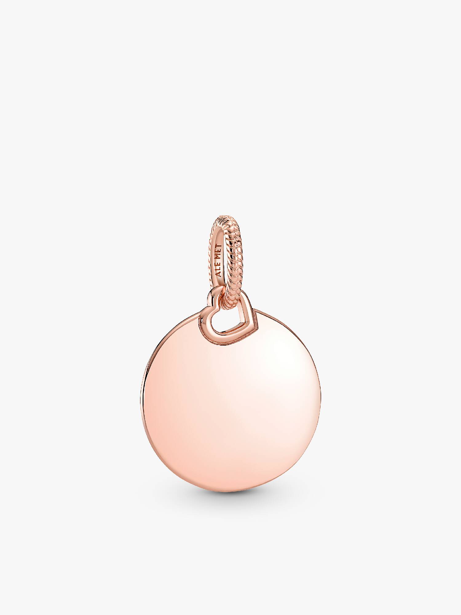Pendentif Plaque Ronde Gravable