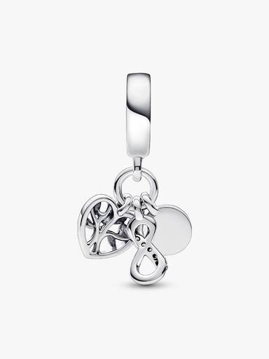 Charm Pendant Triple Infini Famille