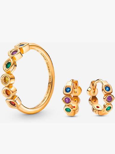 Coffret Cadeau De boucles d’oreilles Marvel Ring