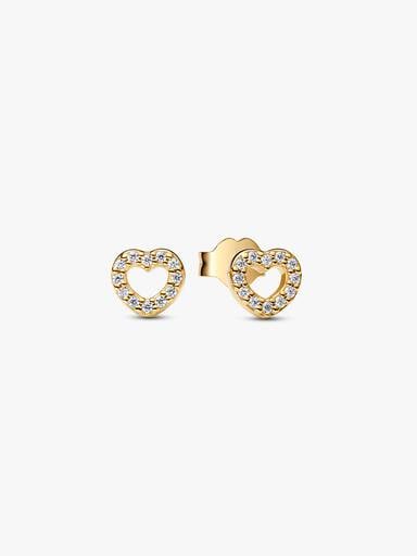Clous d'Oreilles Cœur Ouvert