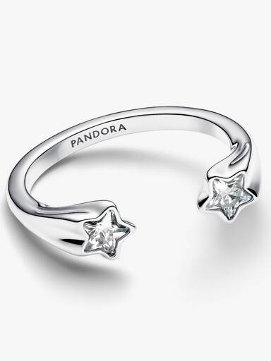 Bague Ouverte Étoiles Filantes
