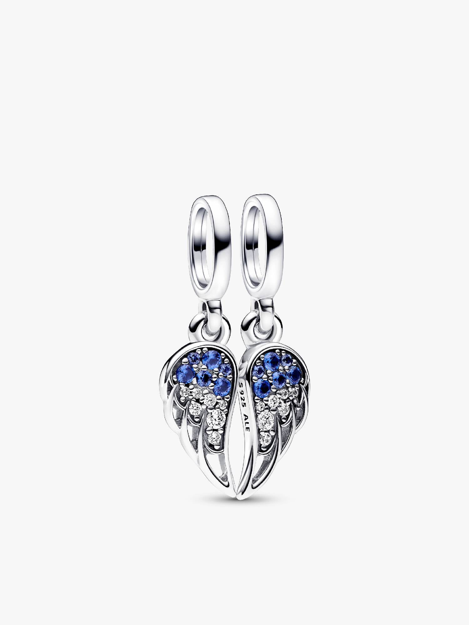 Charm Pendant Ailes d’Ange Séparables Scintillantes