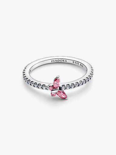 Bague Papillon Scintillante