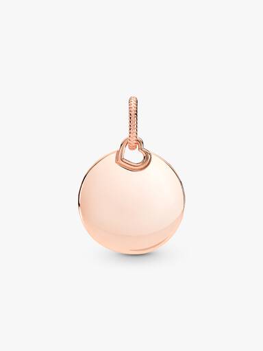 Pendentif Plaque Ronde Gravable