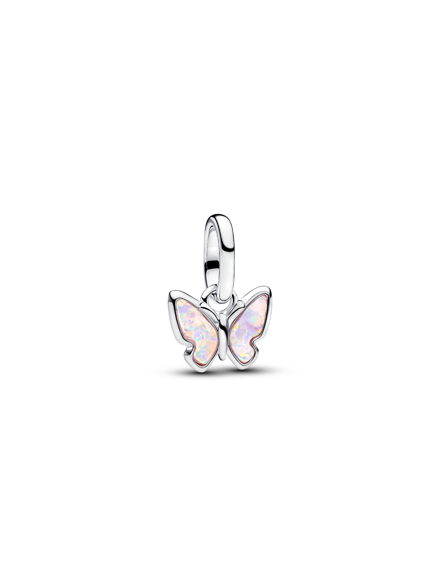 Mini Charm Pendant Papillon Rose