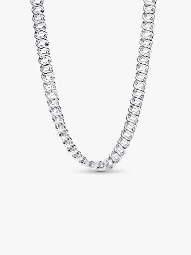 Collier Maille Cubaine Pavé