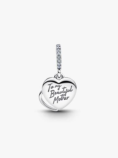 Charm Pendant Double Beautiful Mother