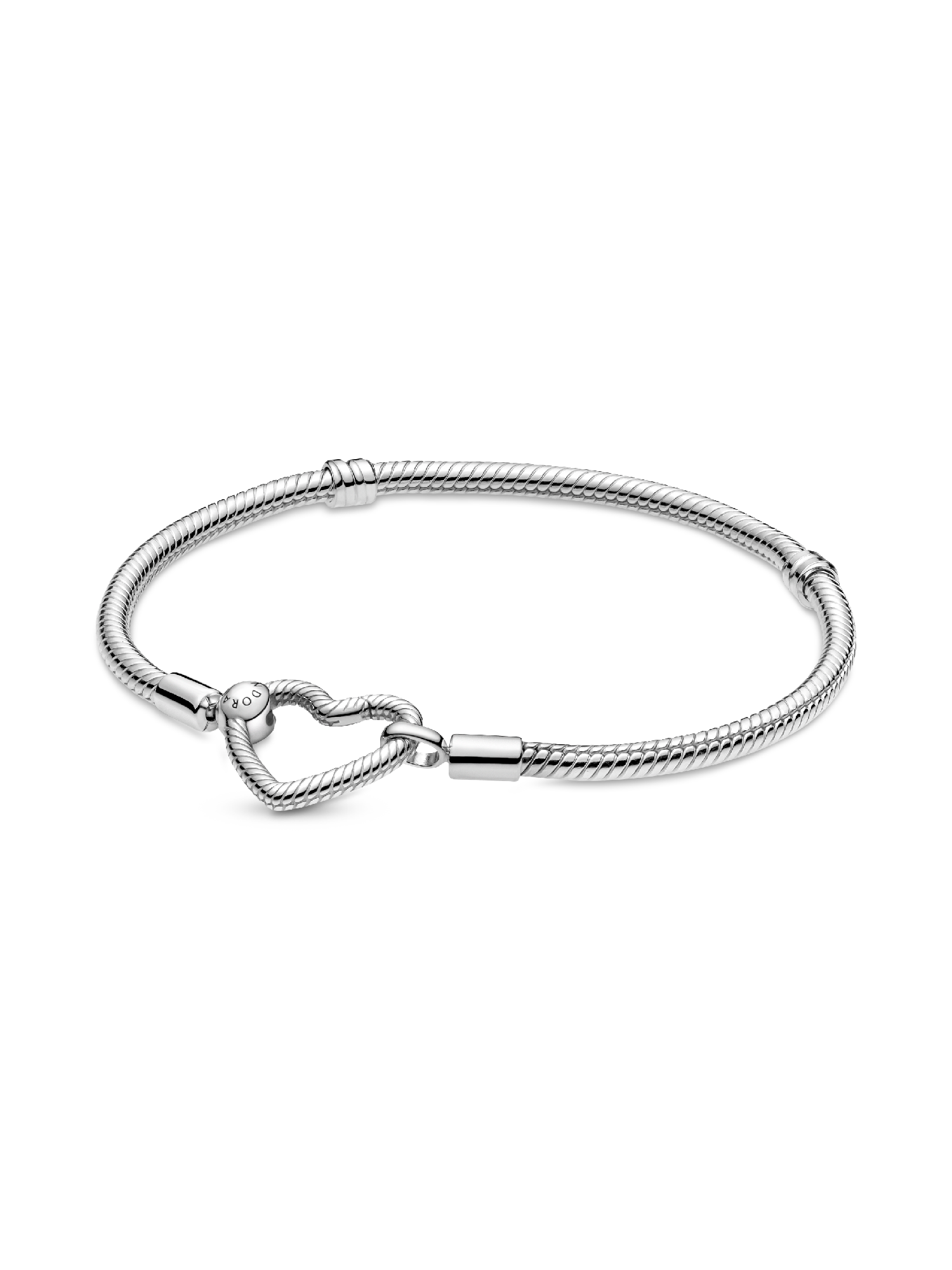 Bracelet Maille Serpent Fermoir Cœur