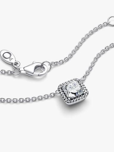 Collier Halo Carré