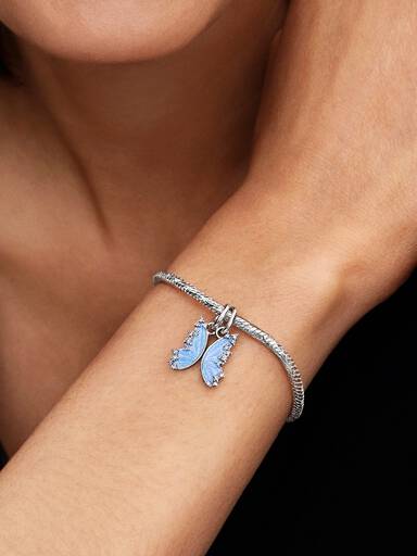 Charm Pendant Papillon Séparable
