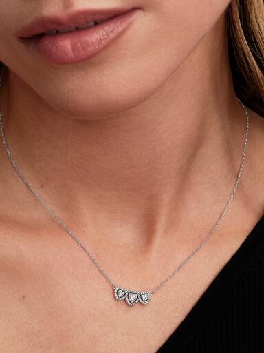 Collier Trilogie de Cœurs Halo