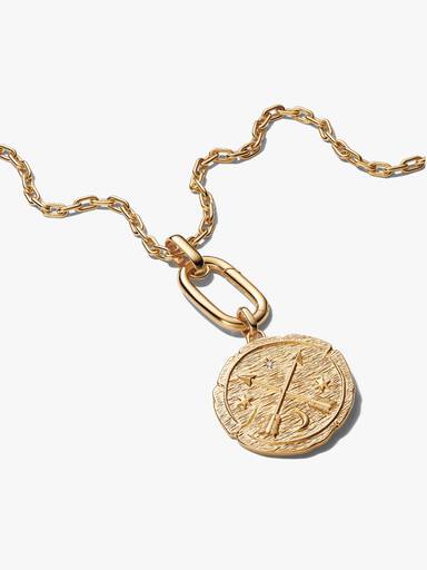 Collier Composé Médaillon Flèches Croisées