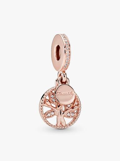 Coffret Cadeau De colliers de charms Family Circle Rose