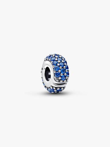 Charm Clip Pierres Bleu Roi