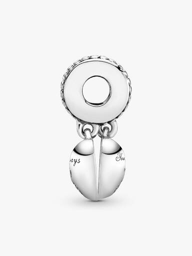 Charm pendentif avec cœurs mère et fille