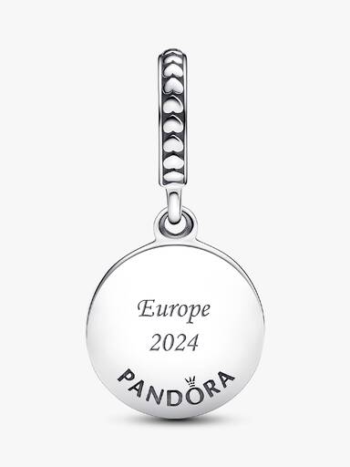 Charm Pendant Famille de Cœur en Argent