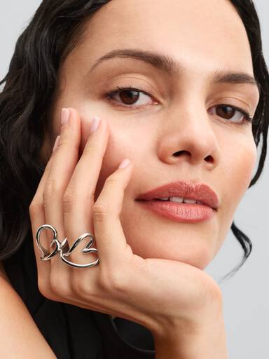 Bague Cœur Organique