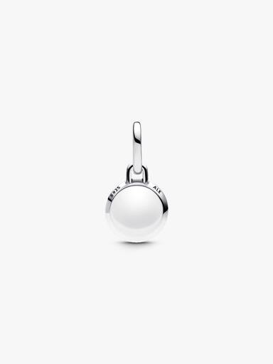Mini Charm Pendant en Verre de Murano Mauvais Œil Gravable