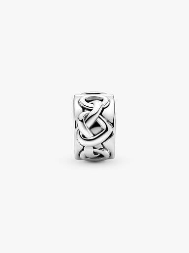 Charm Clip Cœurs Noués