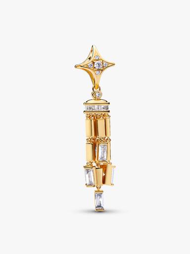 Charm Pendant Étoile Filante Doré