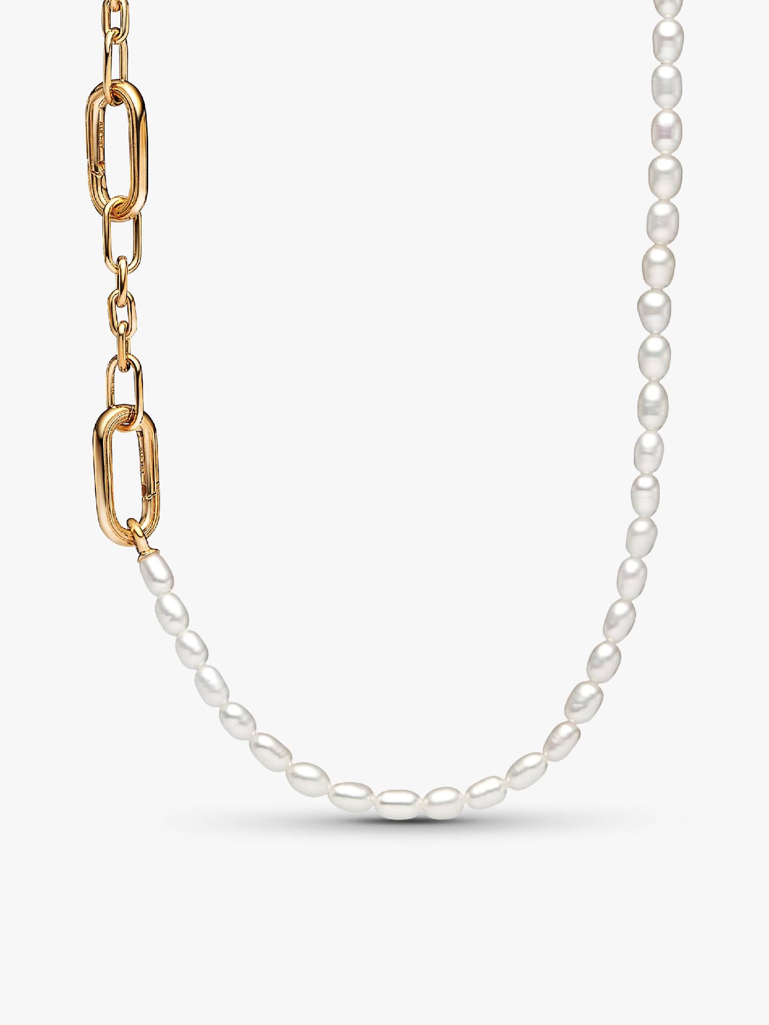 Collier Fin Perles de Culture d'Eau Douce Traitées