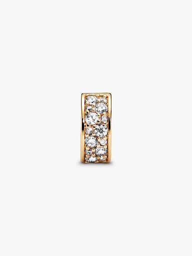 Charm Clip Pavé Transparent
