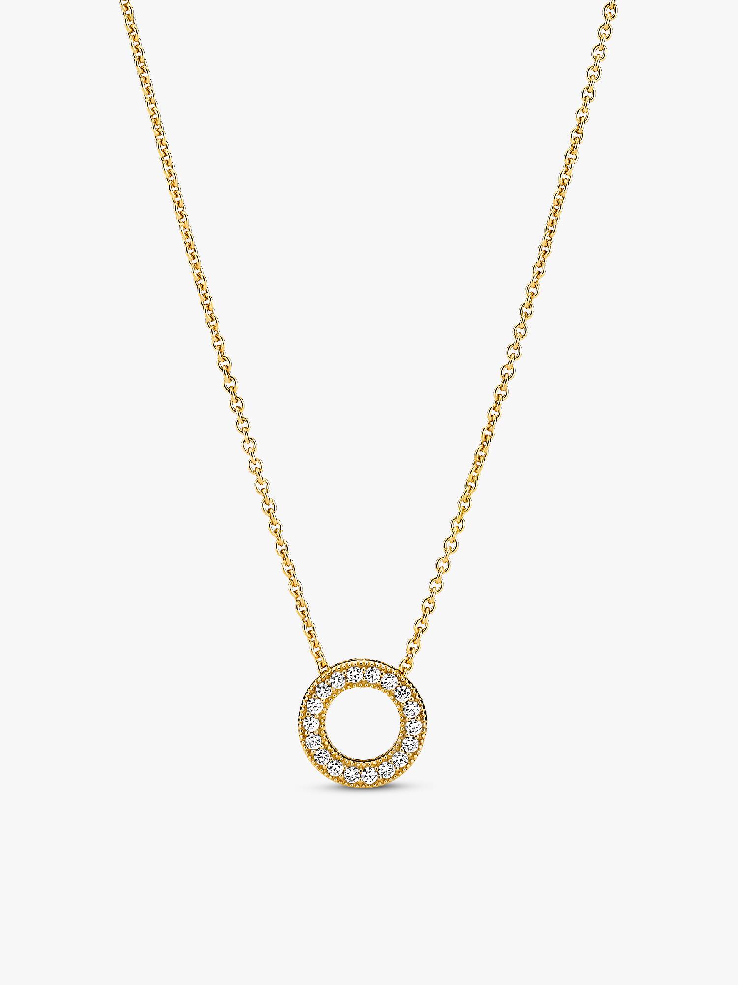 Collier Cercle Pavé Signature Pandora