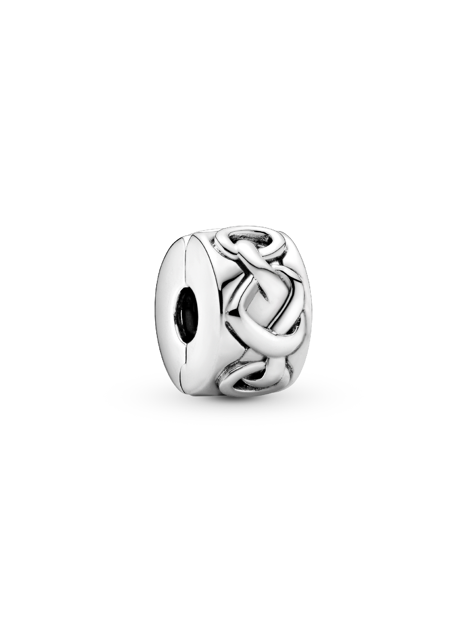 Charm Clip Cœurs Noués