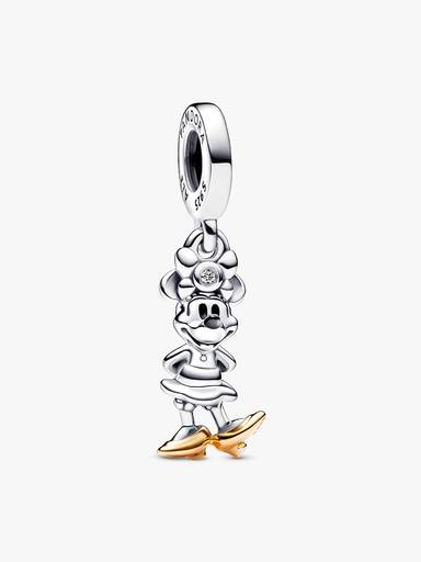 Charm Pendant Disney 100e anniversaire Minnie avec diamant de synthèse