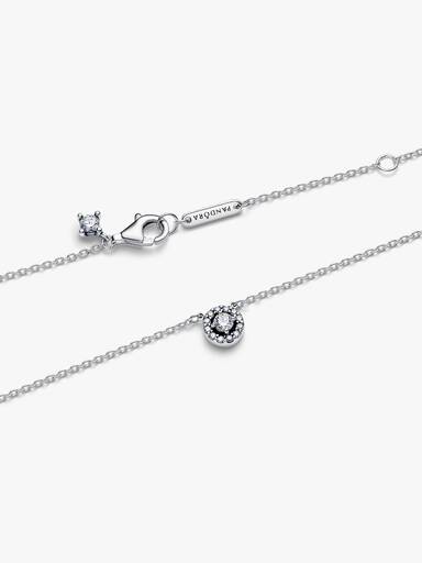Collier Halo Pavé Rond