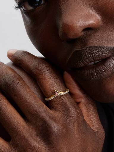 Bague Disney Diadème de la Princesse Aurore