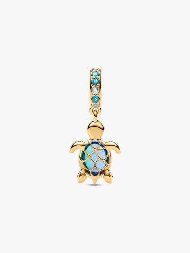 Charm Pendant Verre de Murano Tortue de Mer