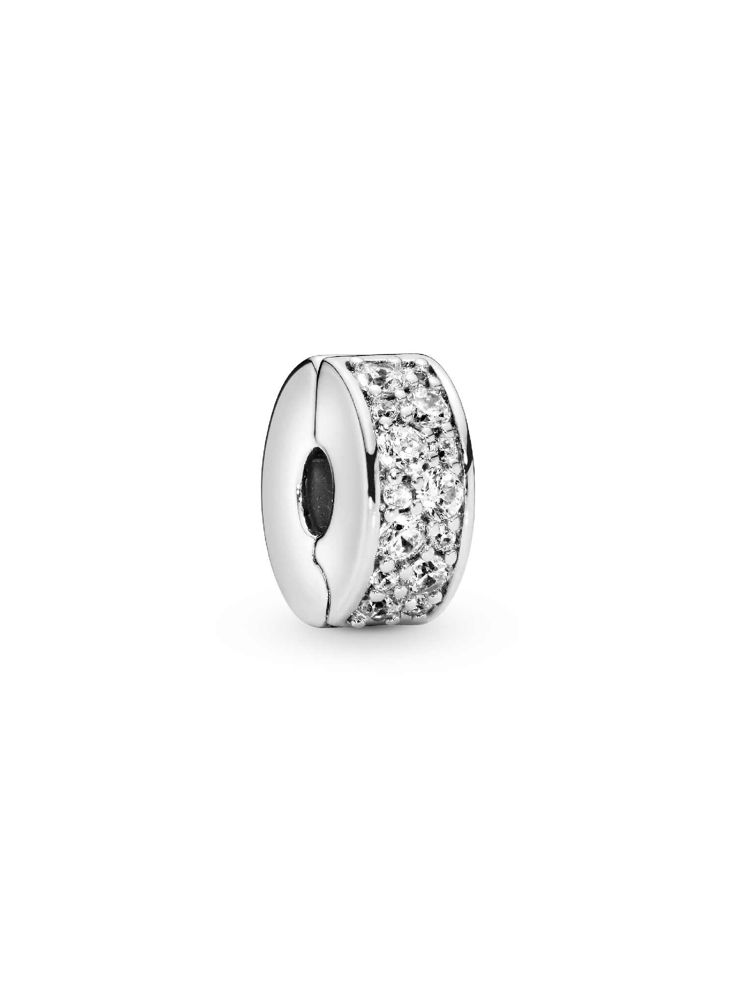 Charm Clip Pavé Transparent