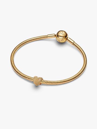 Mini Charm Cœur Texturé