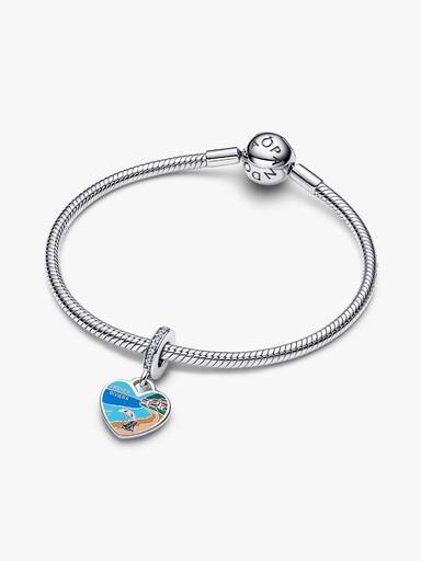 Charm Pendentif Cœur Gravable French Riviera