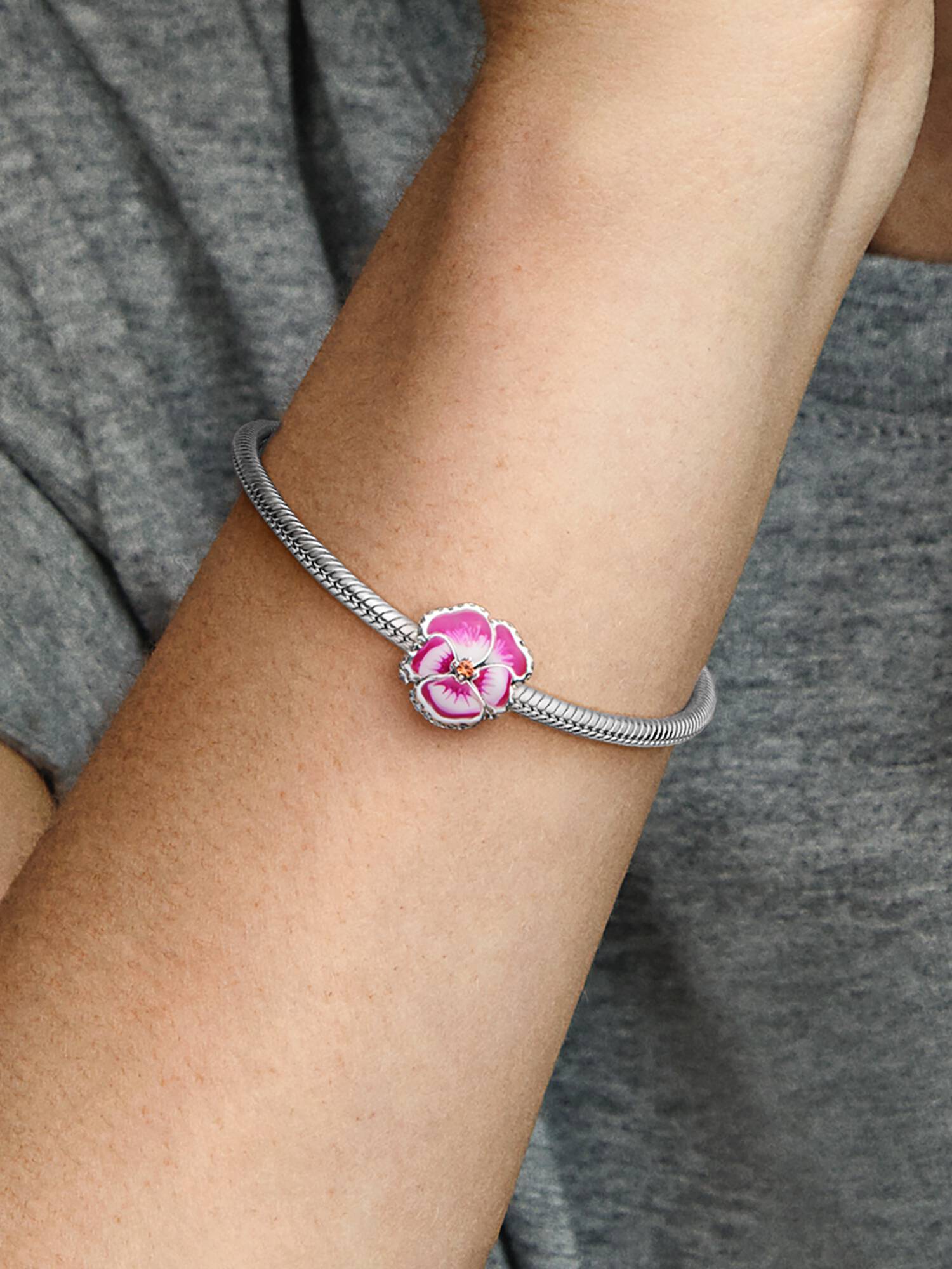Charm Pensée Rose