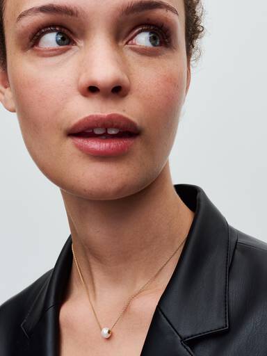 Collier Perle de Culture d'Eau Douce Traitée