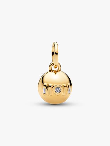 Charm Fermoir Rond Mom Doré