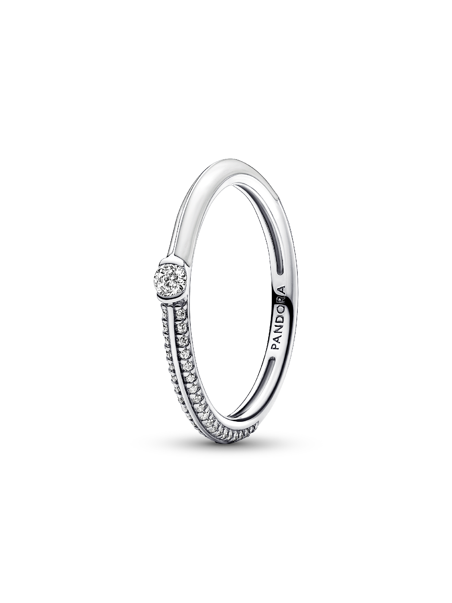 Bague Double Pavée & Blanche