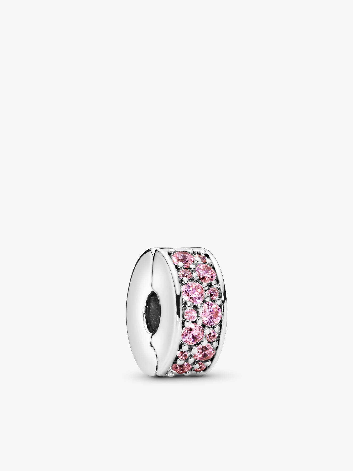 Charm Clip Pavé Rose
