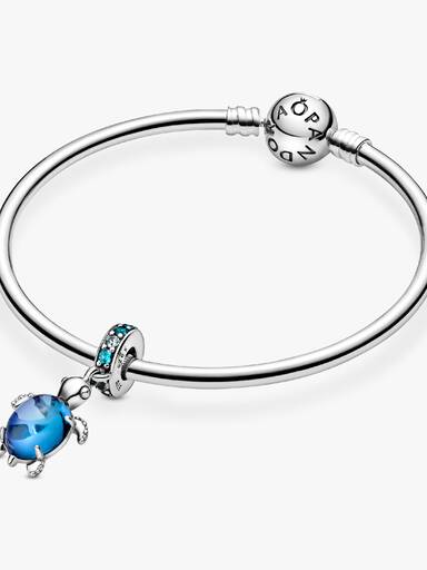 Charm Pendant Tortue de Mer en Verre de Murano