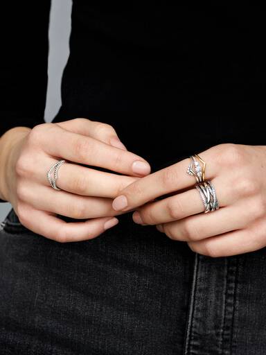 Bague Vœu Scintillant