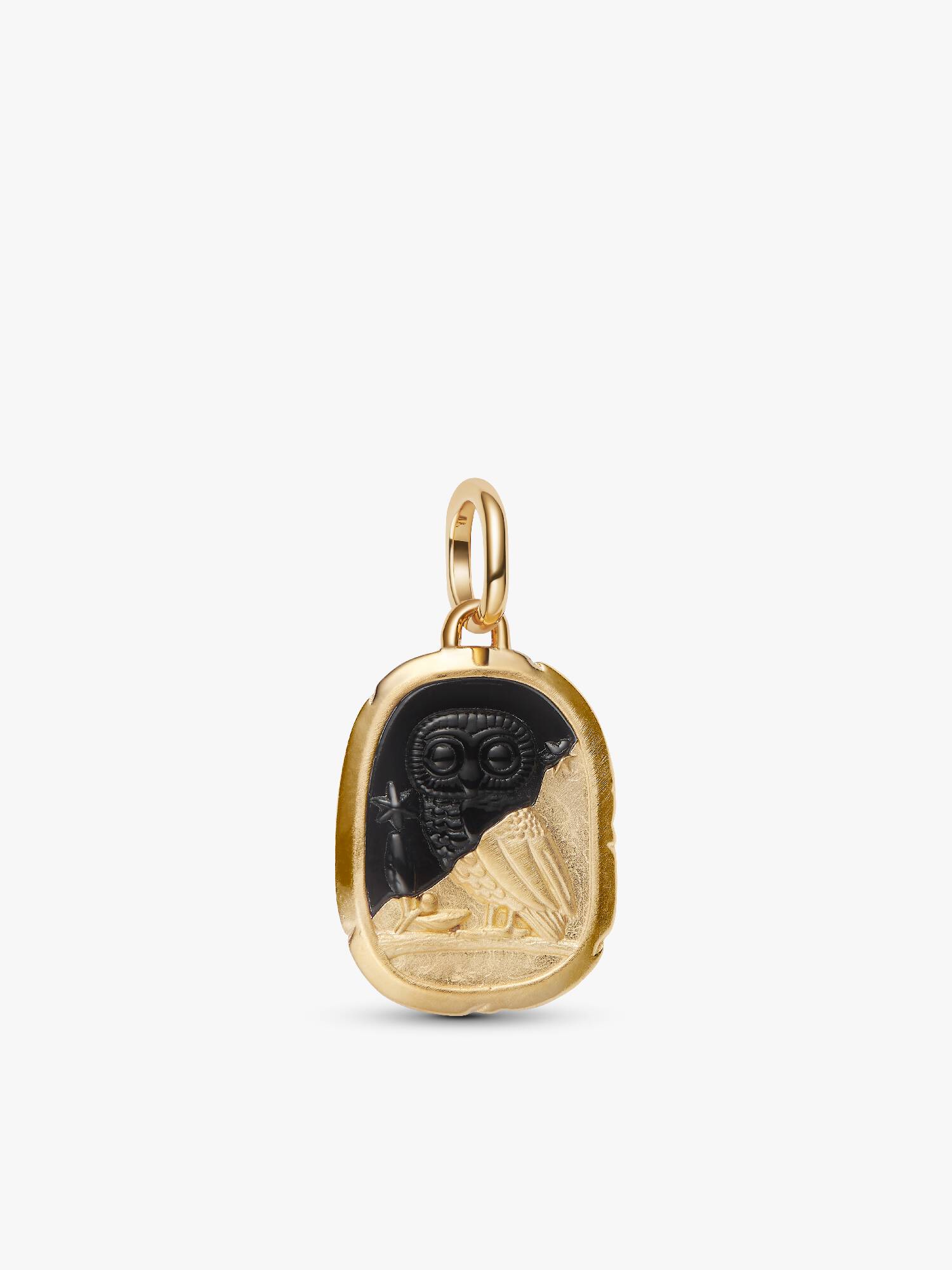 Charm Médaillon Épi de Blé Doré