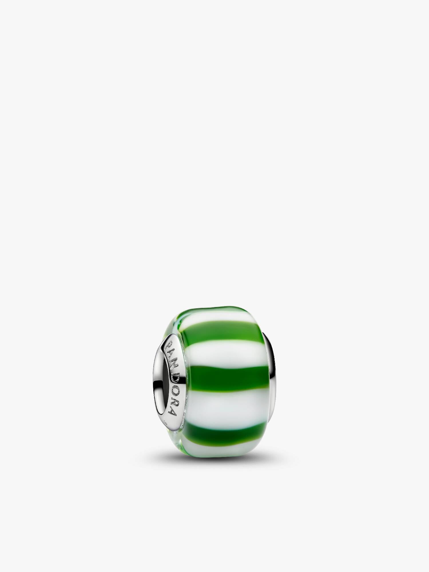 Charm Murano Vert et Blanc 