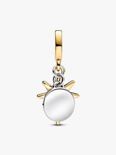 Charm Pendant Étoile Polaire Gravable Diamant de Synthèse