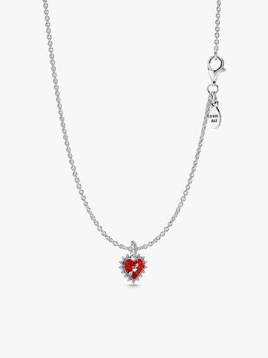 Collier Composé Cœur Flèche Pivotante